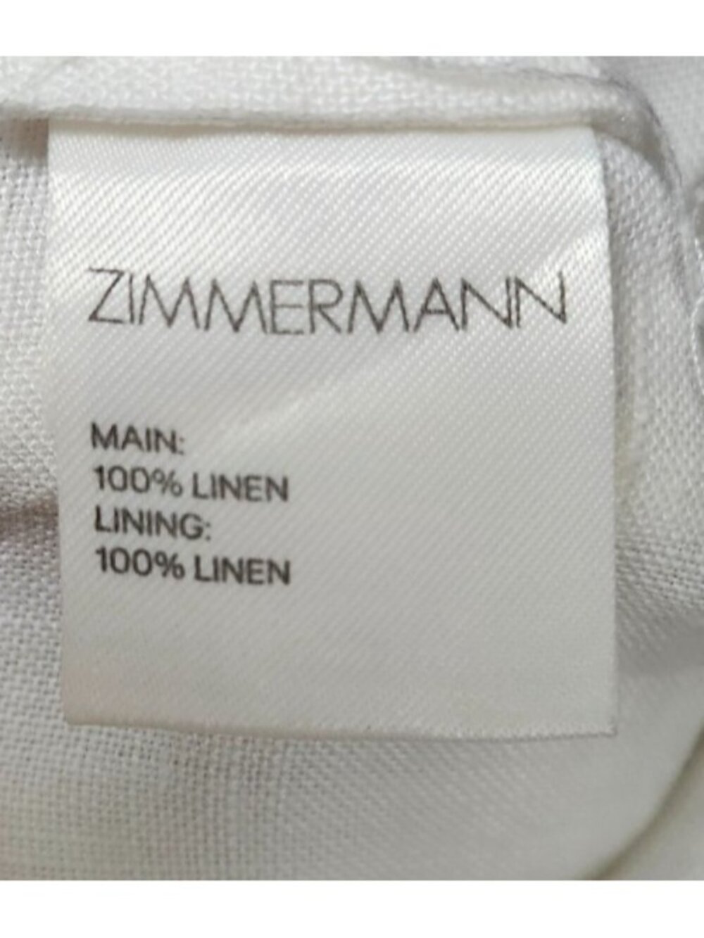 Zimmermann White Linen Lace Romper Playsuit Size 0 /US 4 Floral Embroidered Boho - Picture 9 of 14